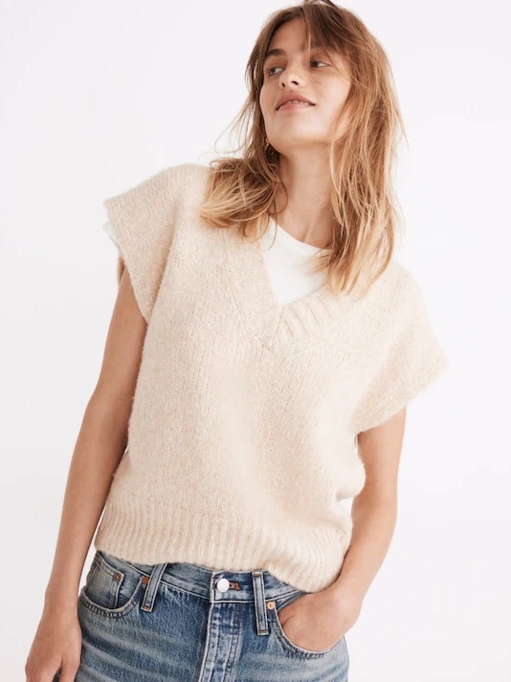 Madewell Cropped Sweater Vest